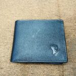 Lather Wallet Black Color ZRK D PARK